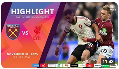 ไฮไลท์ MoNo Max : เวสต์แฮม 0-2 ลิเวอร์พูล